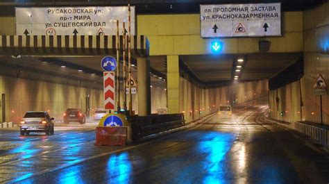Альтернативные маршруты для грузовых автомобилей: обход Лефортовского тоннеля