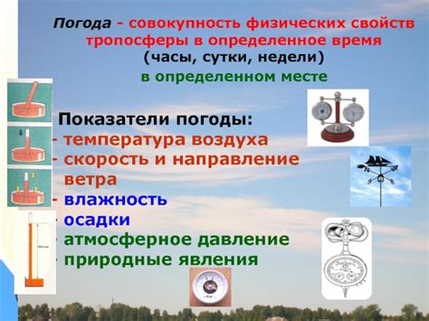 Атмосферное движение: скорость и направление воздуха