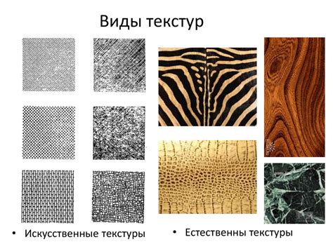 Визуальные характеристики материи: цвет, форма и текстура