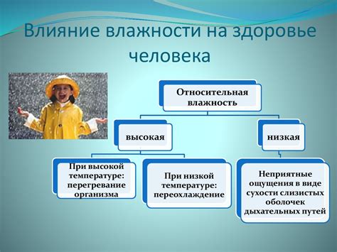 Влияние воздушной влажности на здоровье человека