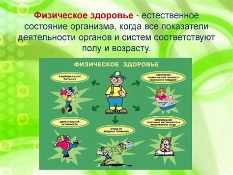 Влияние на физическое состояние организма
