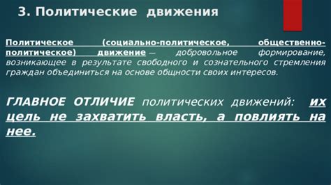 Зарождение противостояния: политические оппоненты и их стремления