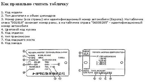 Значение и применение идентификационного кода в автомобиле Рено Магнум