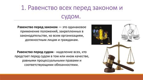 Значимость принципа равноправия всех граждан в юридической структуре