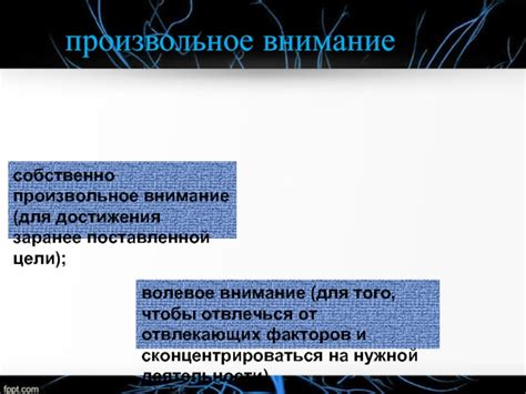 Избавление от отвлекающих факторов
