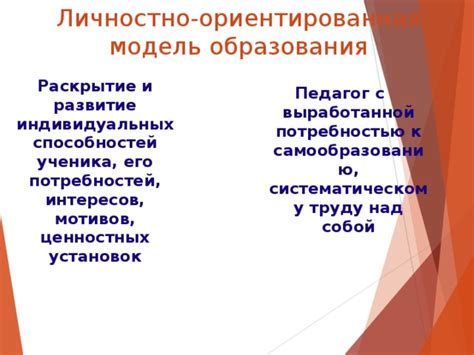 Индивидуальное присутствие и раскрытие индивидуальных способностей