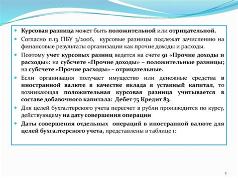 Информация, содержащаяся в документе о состоянии активов и обязательств