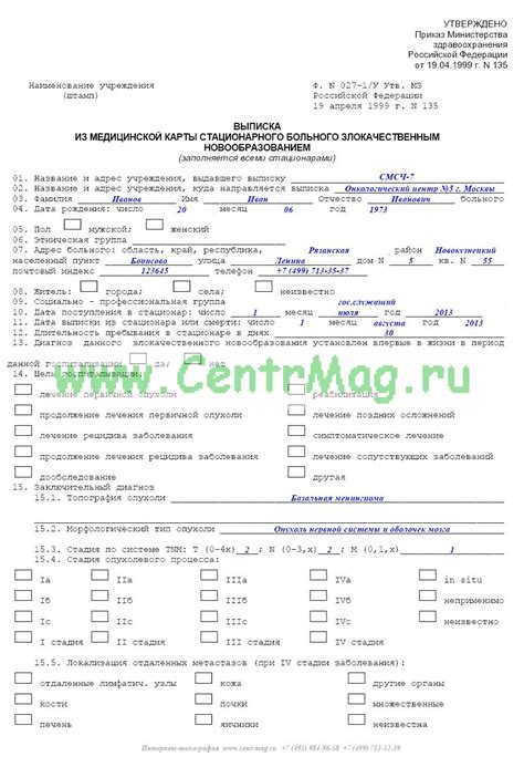 Информация об отдавании крови и органов: важные данные для медицинской карты