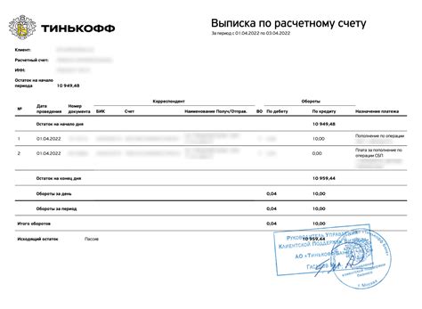 Информация о статусе плательщика на выписке из банковского счета