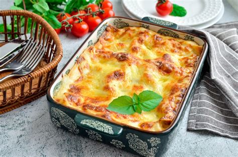 Кабачковая лазанья на противне без пшеничной муки и куриных яиц