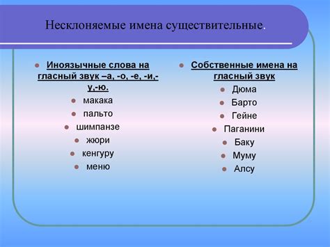 Как эффективно применять неизменяемые существительные