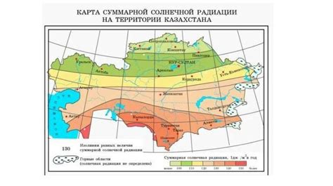 Климатические особенности северного Казахстана