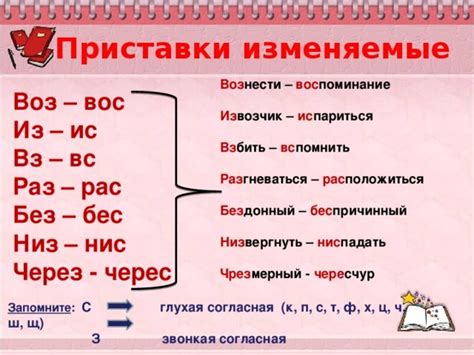 Корни слов с приставкой "раз" и их значения