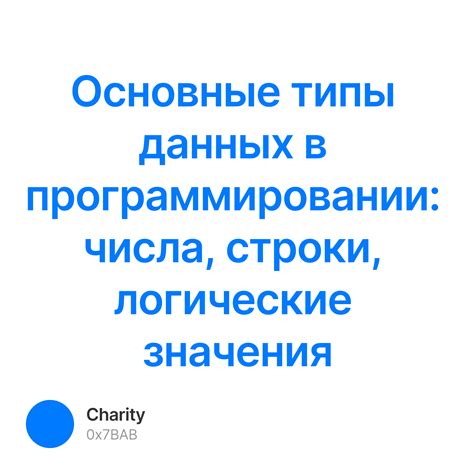 Логические типы данных: логика в программировании