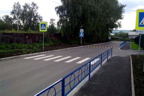 Маркировка пешеходных переходов на дорогах