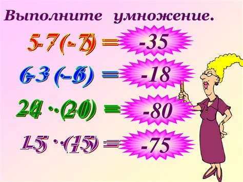Математические законы умножения чисел с разными знаками