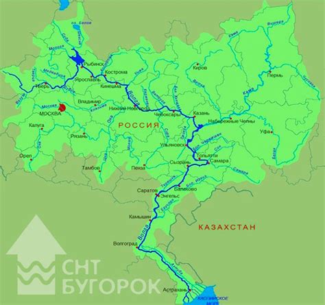 Местонахождение и значение Устья Волги в контексте России