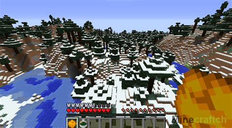 Местоположение изменчивых жемчужин в мире Minecraft