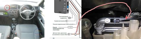 Местоположение кнопки "Valet" на системе безопасности StarLine: нахождение на автомобиле