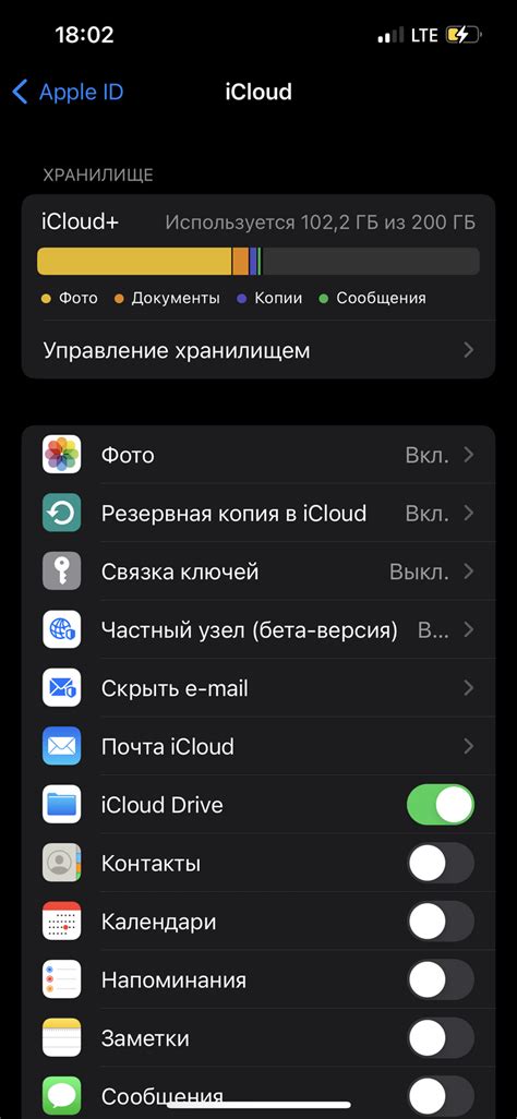 Настройка резервного копирования данных через облачное хранилище iPhone 6s