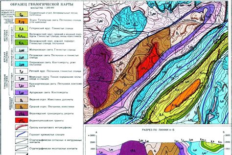 Описание геологических формаций в горных образованиях эпохи мела