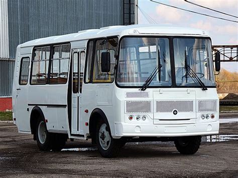 Описание транспортного средства ПАЗ 32053