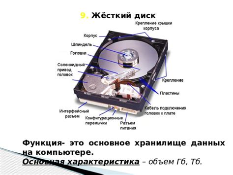 Основное хранилище данных: жесткий диск