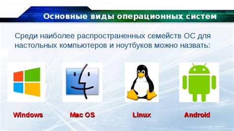 Основные виды систем отсчета