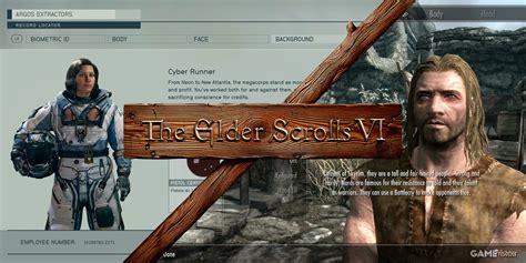 Основные сведения об внешности персонажей в игре The Elder Scrolls V: Skyrim