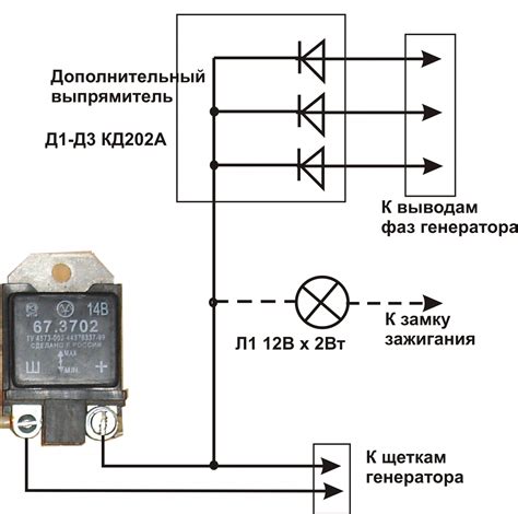 Особенности и схема подключения реле зарядки на ГАЗ-405 двигатель