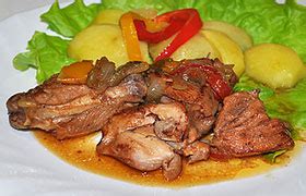 Пикантное рагу из дикого гуся с грибами