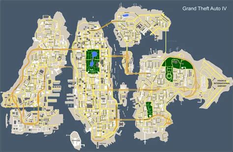 Поиск точек для мойки автомобилей на карте игры Grand Theft Auto 4