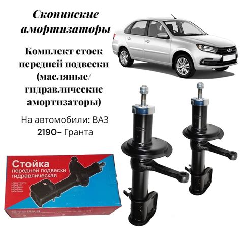 Полезные рекомендации по обновлению задних амортизаторов в легковом автомобиле Лада Гранта