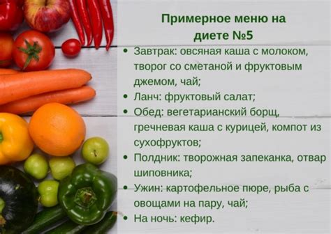 Преимущества и эффективность диеты Стол 5а