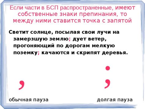 Различие между точкой и запятой в оформлении предложений на русском языке