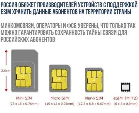 Разные типы SIM-карт и их особенности