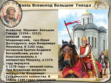 Расширение Владимиро-Суздальского княжества под руководством Юрия Долгорукого