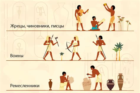 Роли ремесленников в иерархии древнеегипетского общества