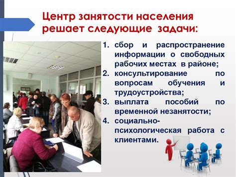 Роль и функции адресных центров занятости