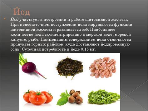 Роль йода в функционировании организма человека и его благотворное воздействие