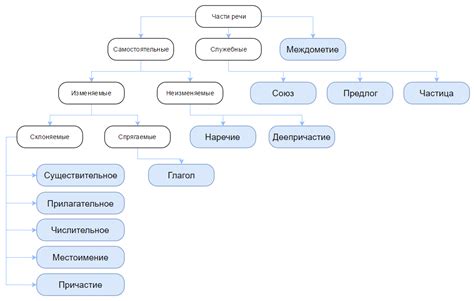 Роль частей речи в языке и их значимость в коммуникации