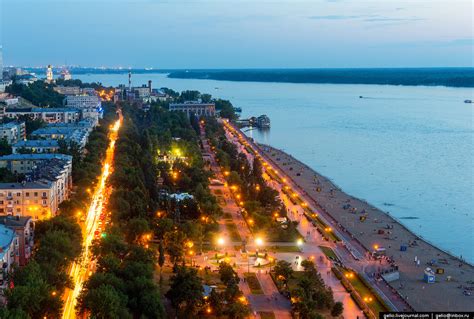 Самарская набережная: идеальное место для семейного отдыха на природе