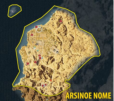 Секретные пункты с уникальным материалом в Assassin's Creed Origins