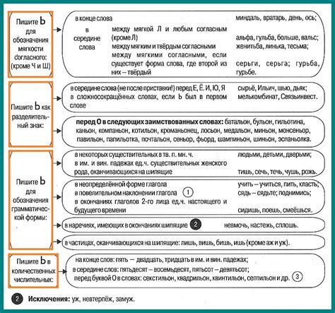 Употребление мягкого знака с суффиксами