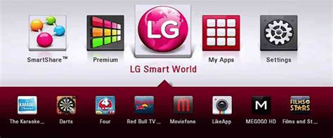 Установка развлечений с использованием приложений на телевизоре LG