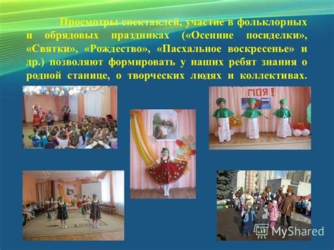 Участие в творческих коллективах и драматических постановках