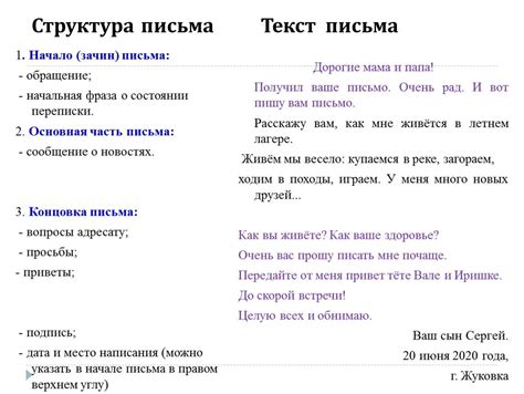  Формат и структура записи в русском языке