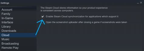 Steam Cloud: автоматическое хранение прогресса игры в облачном хранилище