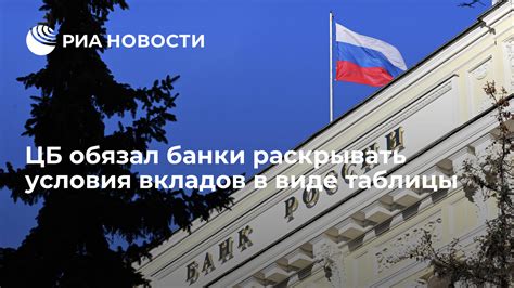 Банки готовятся изменить условия вкладов