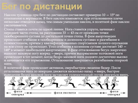 Важная информация о наклоне туловища при беге